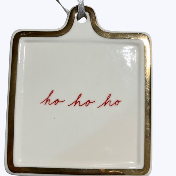 Black Labrador Ceramic Ornament With Santa Hat & Candy Cane By Fringe - Picture 4 of 8